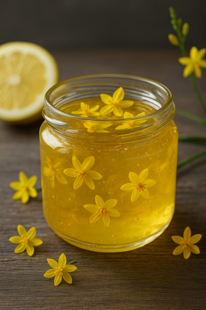 🌸 Gelée florale de Bulbine frutescens au miel et citron 2 ChatGPT Image 7 oct. 2025 13 47 32